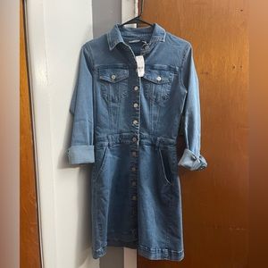 🐯New York & company - women’s Denim pocket dress. 🐯